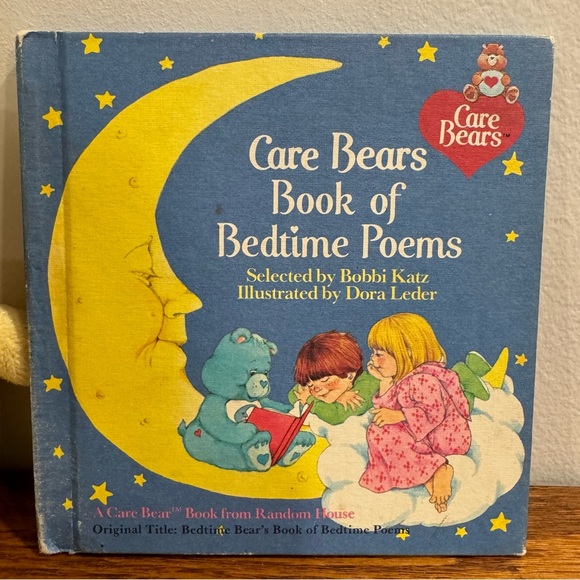 Care Bears 2005 Bedtime Bear Patchwork Limited Edition 1983 Bedtime Poems Book - Picture 2 of 15